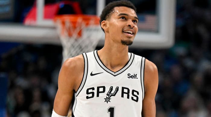 San Antonio Spurs center Victor Wembanyama